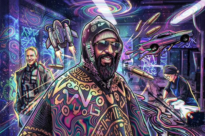 Amargi AI - psychedelic portrait detailed