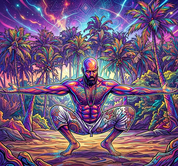 Amargi AI - purple temple meditation