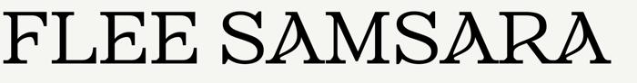 Flee Samsara wordmark black
