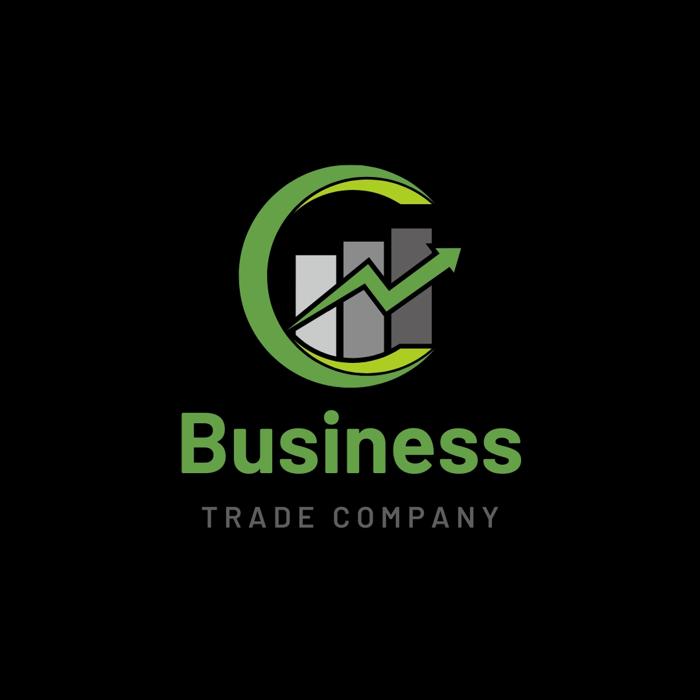 Business logo green-gold