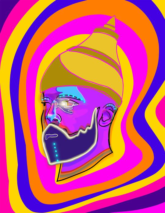 NFT pop-art portrait