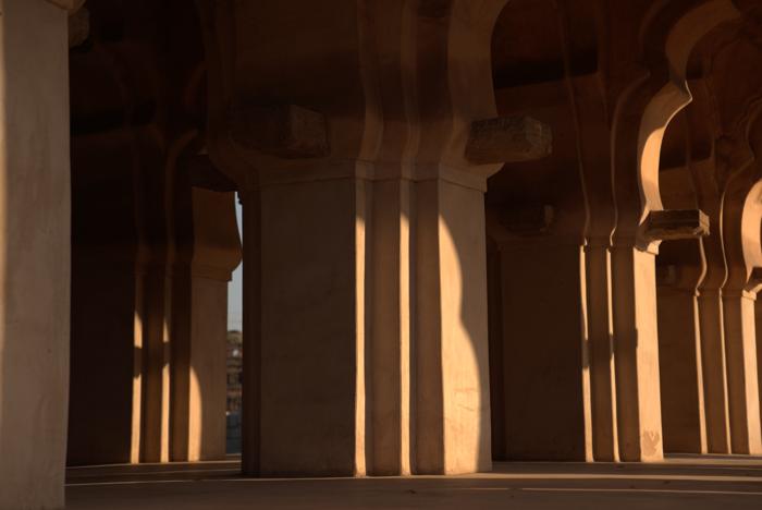 Hampi pillared hall light