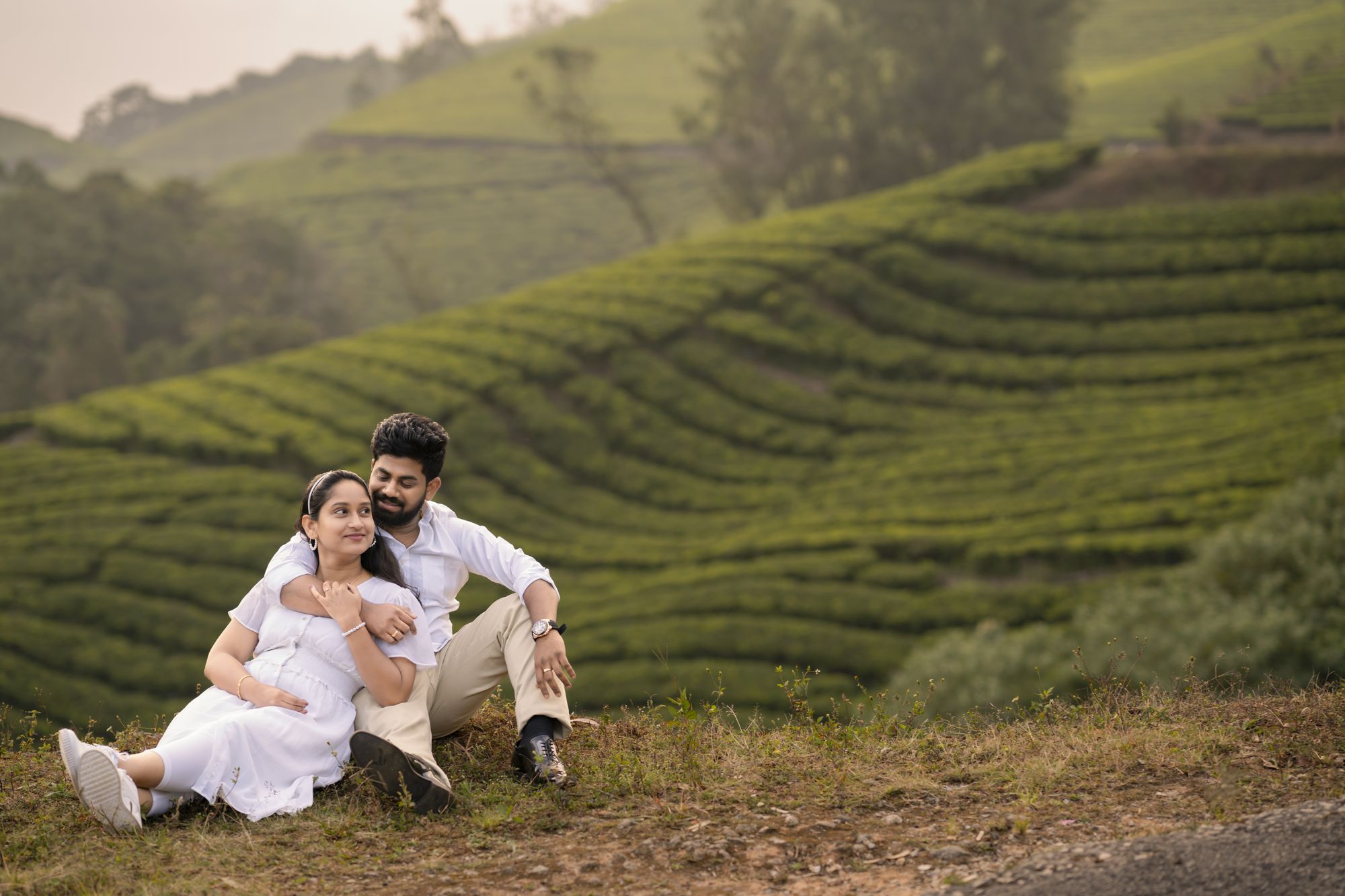 tea garden couple